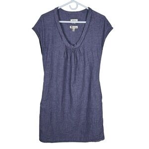 Malvin 'I Love Linen' Collection Scoopneck Dress, Size S/6